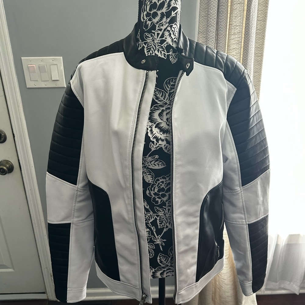 COPY - Guess Mens Jacket Jonas colorblock Moto Biker.
